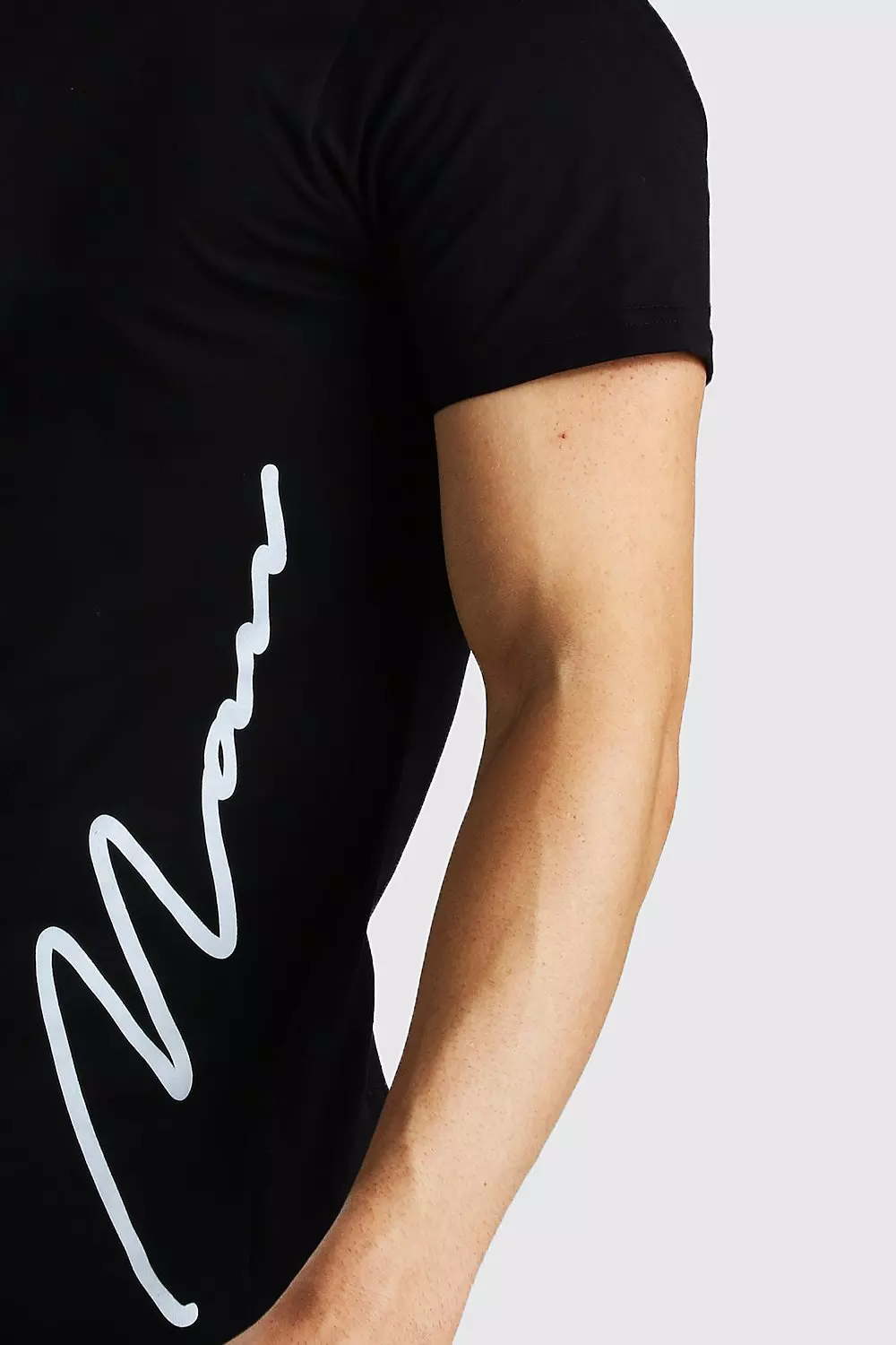 White Saint Laurent Signature T-Shirt - Hionidis Mankind