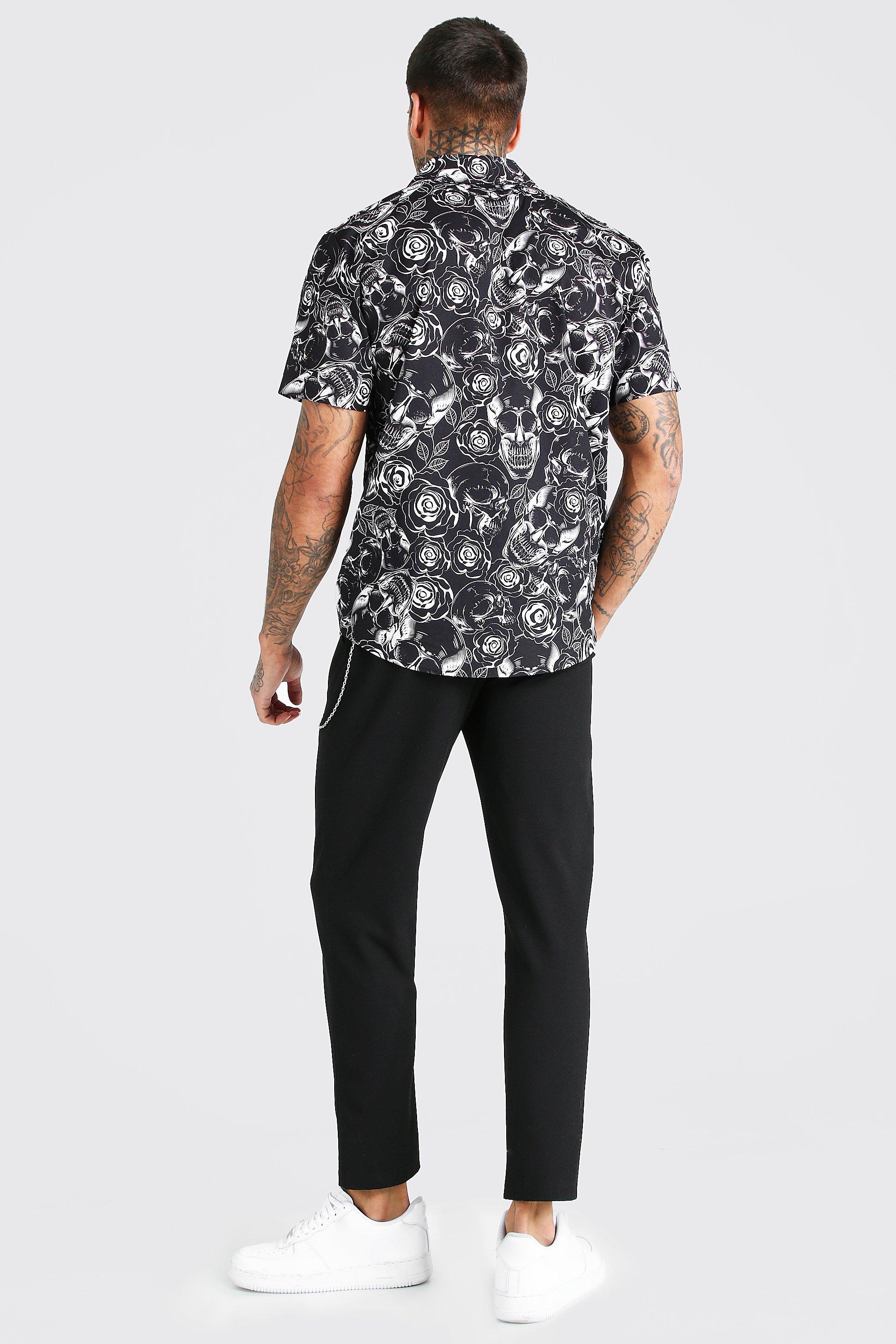 Chemise homme best sale tete de mort