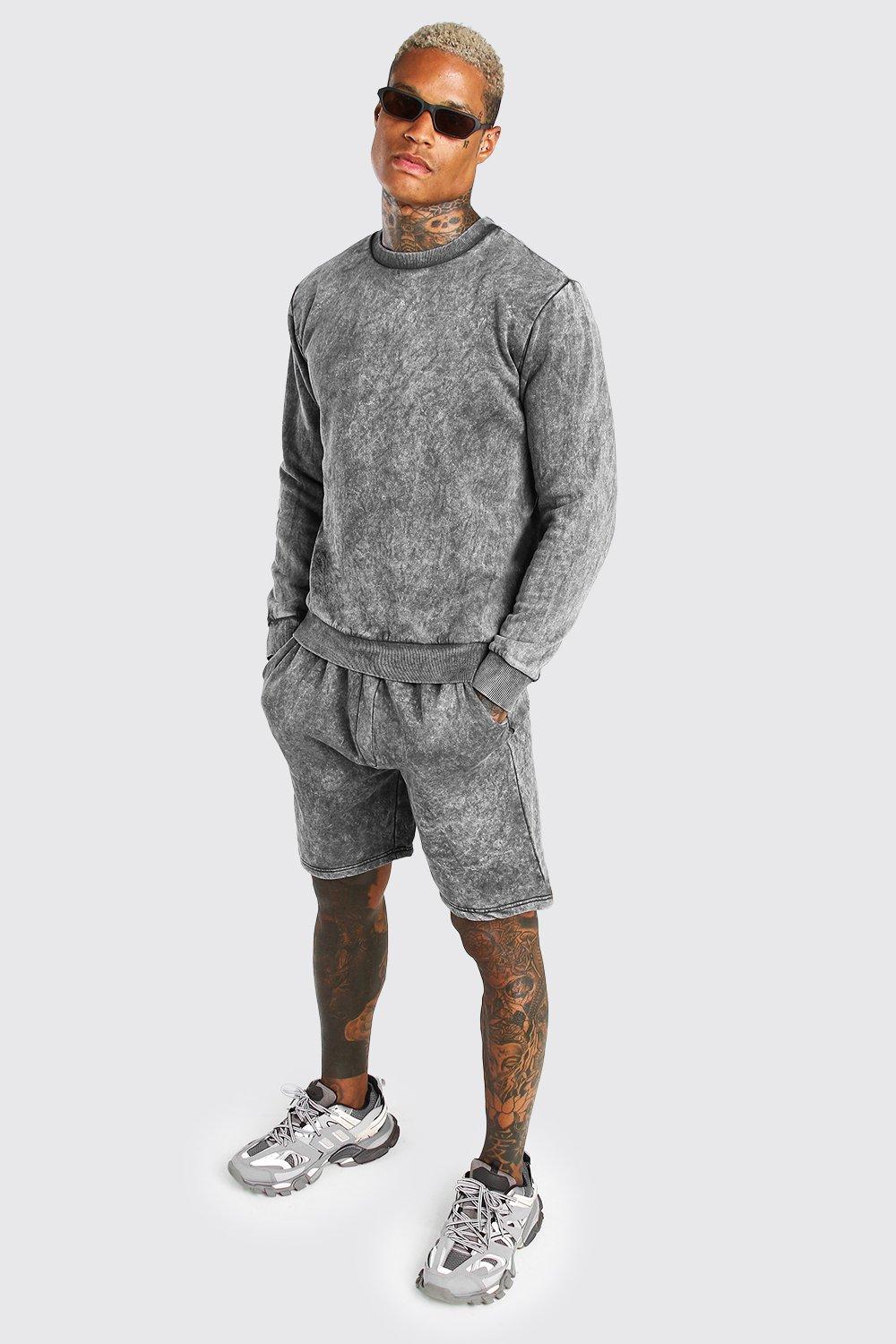 acid wash tracksuit mens