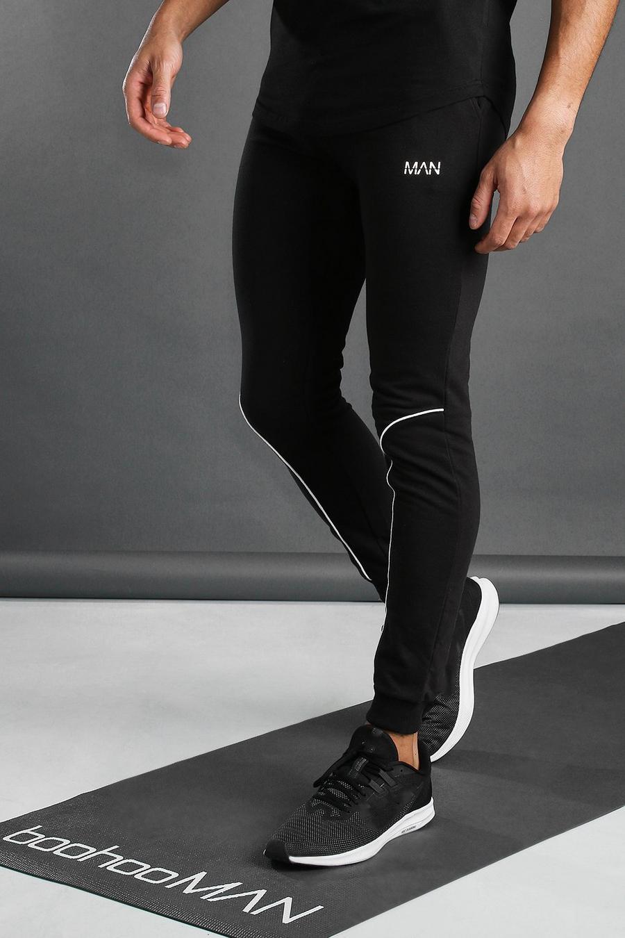MAN Active Joggers With Piping image number 1