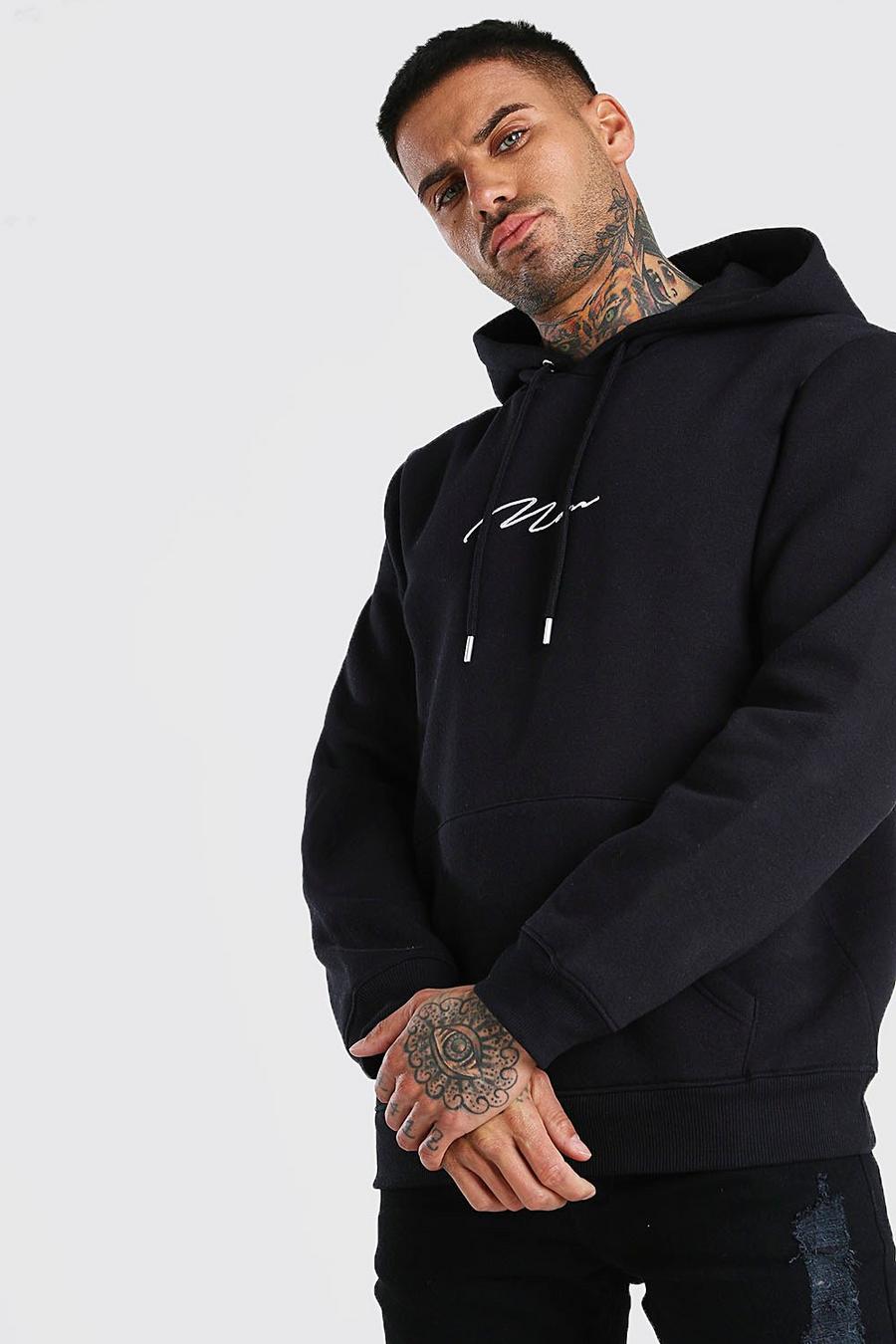 MAN Signature Embroidered Hoodie image number 1