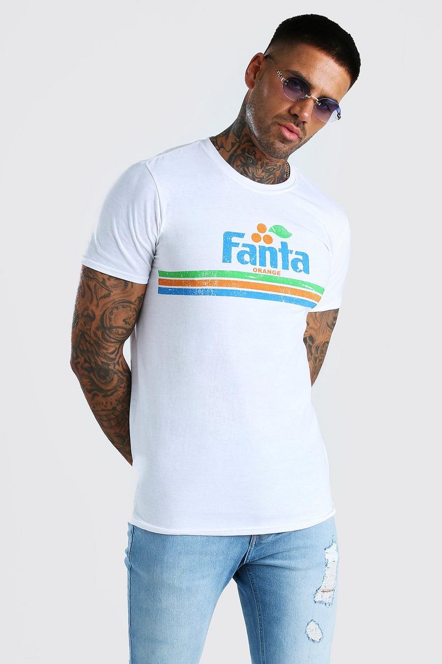 Lizenziertes „Fanta“-T-Shirt, Weiß image number 1