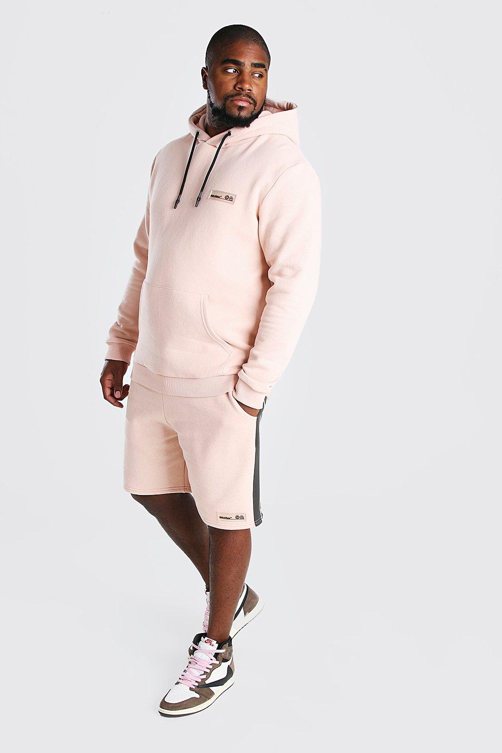 plus size pink tracksuit