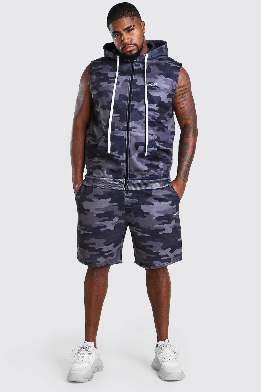 big and tall sleeveless hoodie