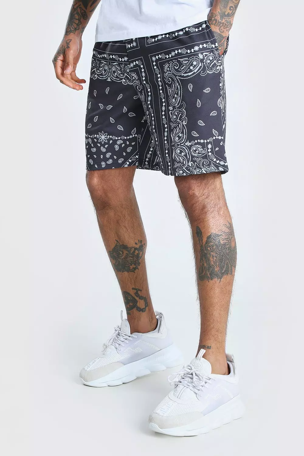 Bandana Printed Relaxed Fit Short