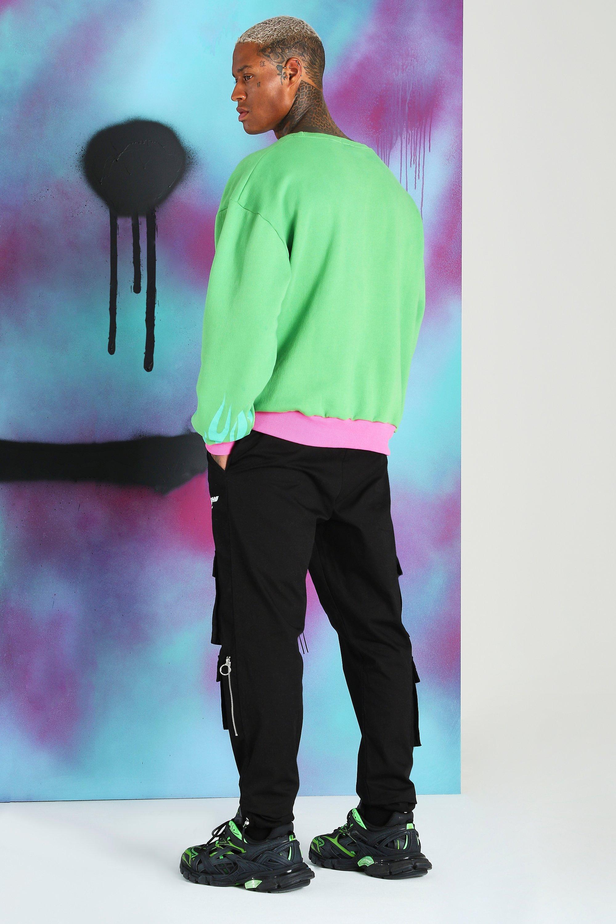 Elastic Waist Relaxed Quavo Trouser boohoo DK