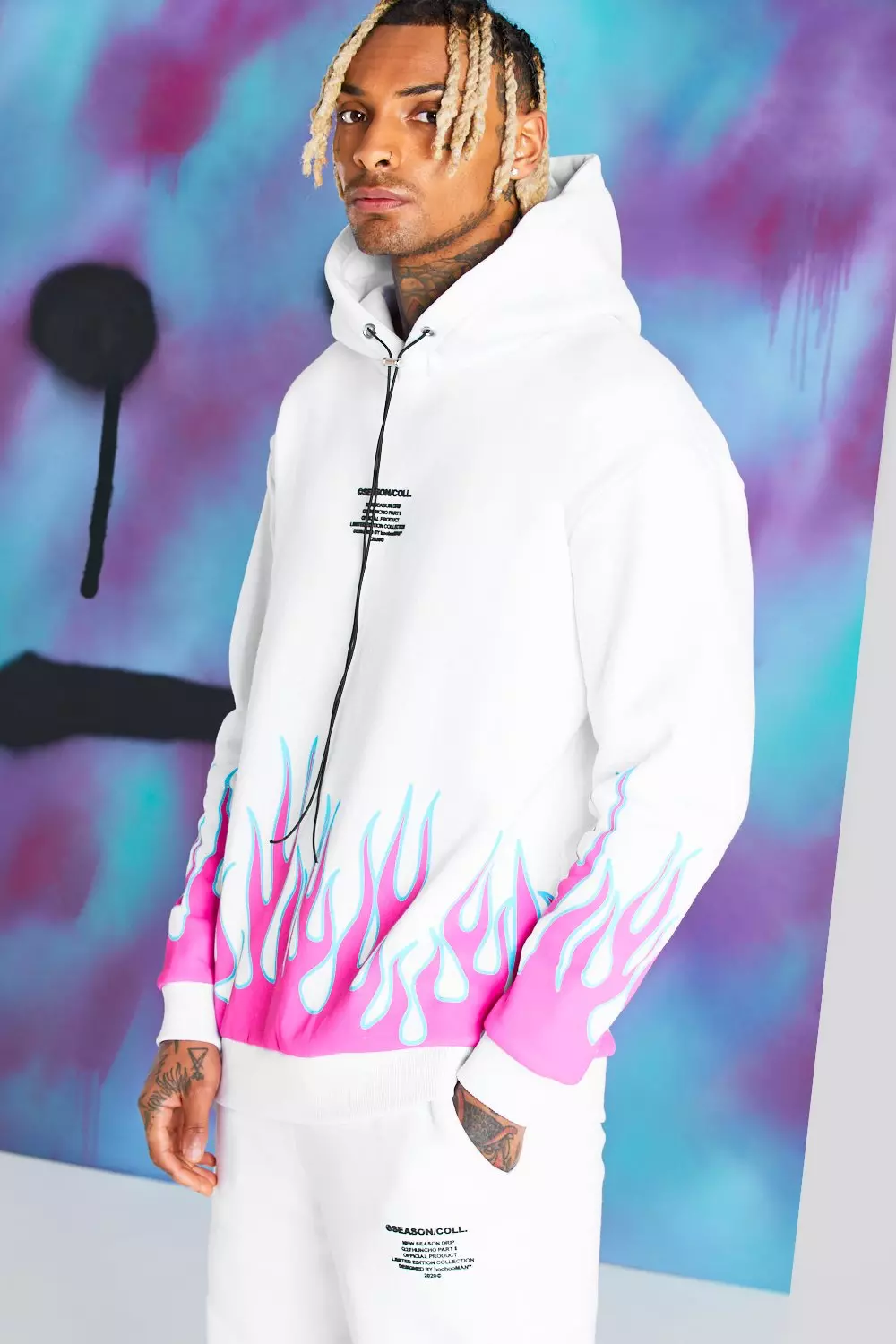 Quavo Flame Print Tracksuit