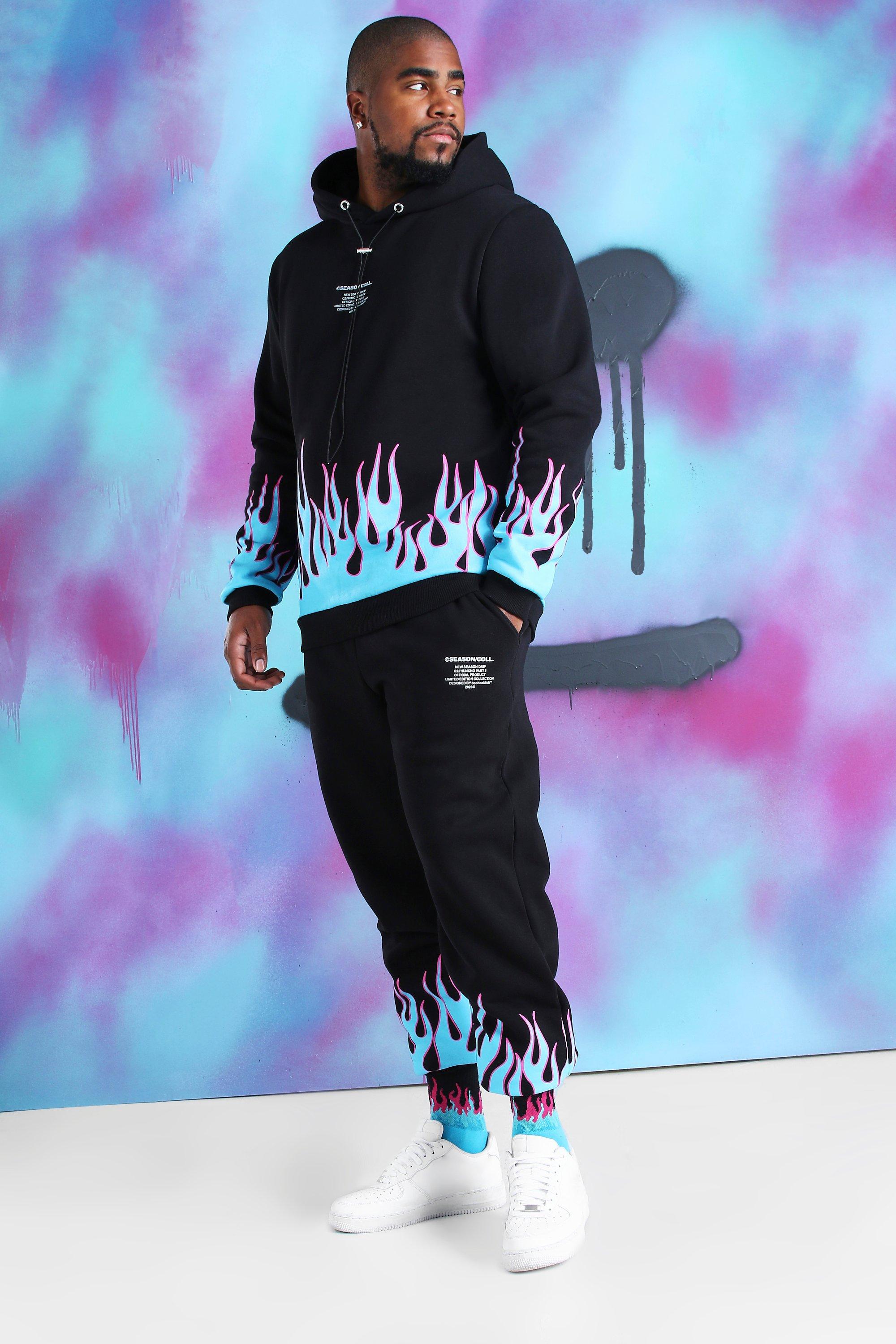boohoo black tracksuit