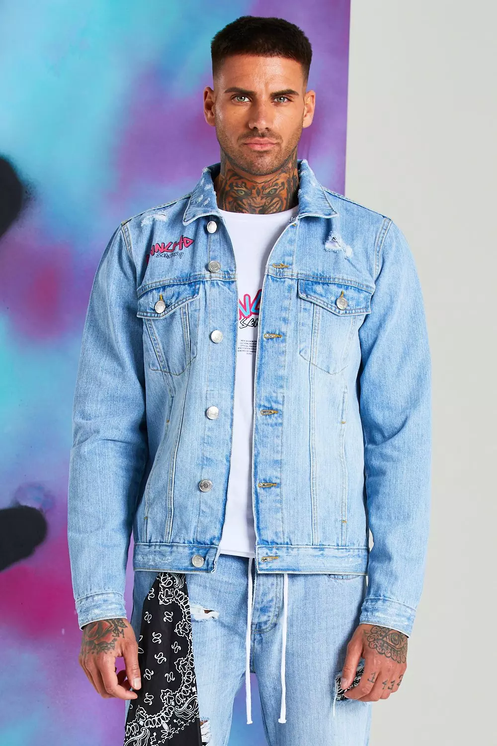 boohoo 新作 HOMME ウォッシュド PU ボンバージャケット LAKOLE ブルゾン アウター ウォッシュドPUレザーブルゾン
