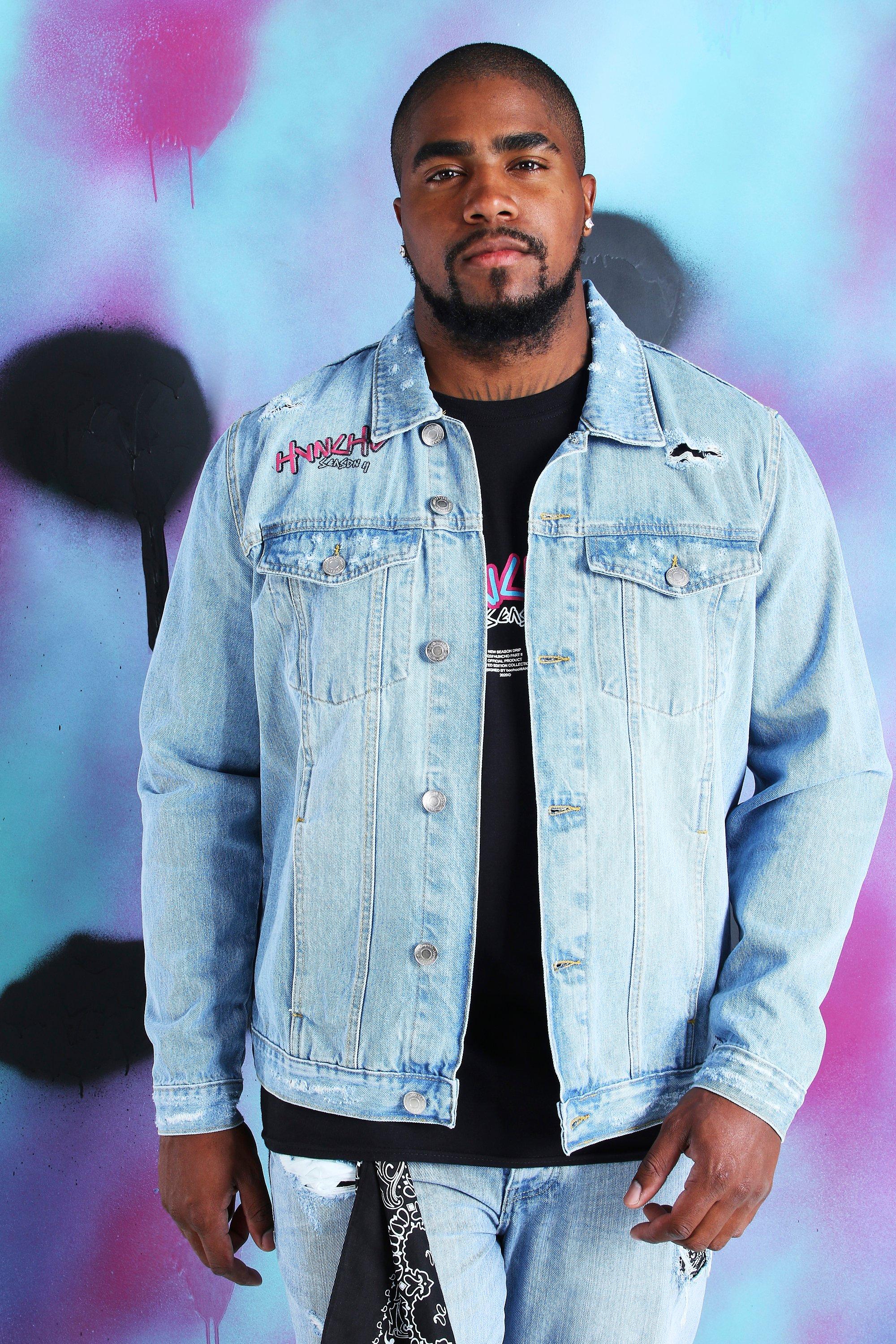 plus size denim jacket uk