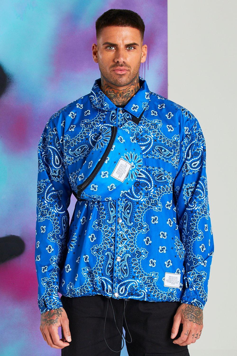 Bandana print jacket on sale mens