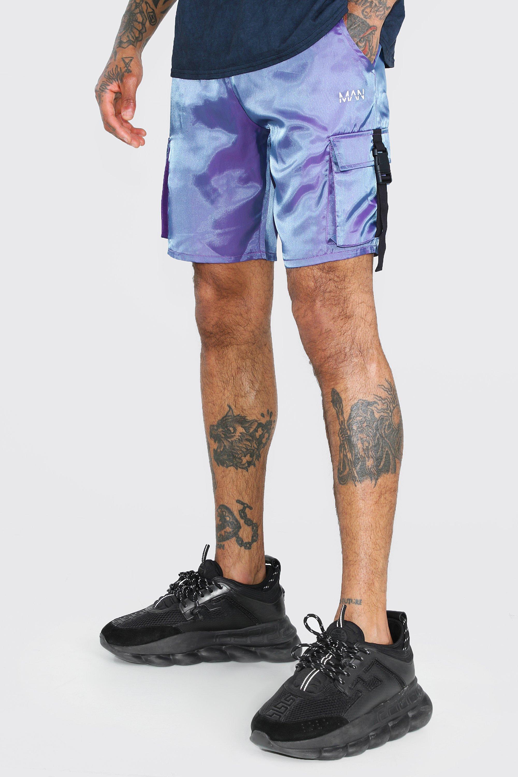 boohooman cargo shorts