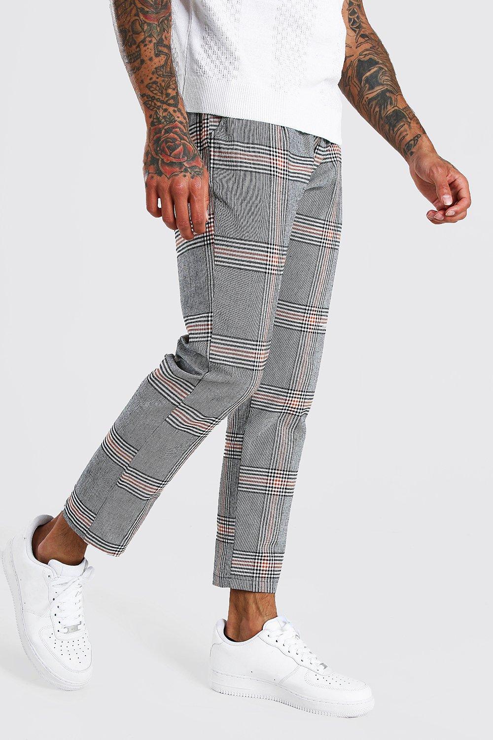 skinny fit cropped trousers