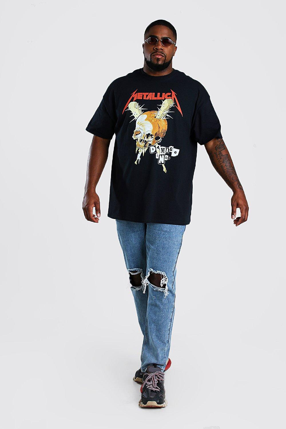 big and tall metallica shirts