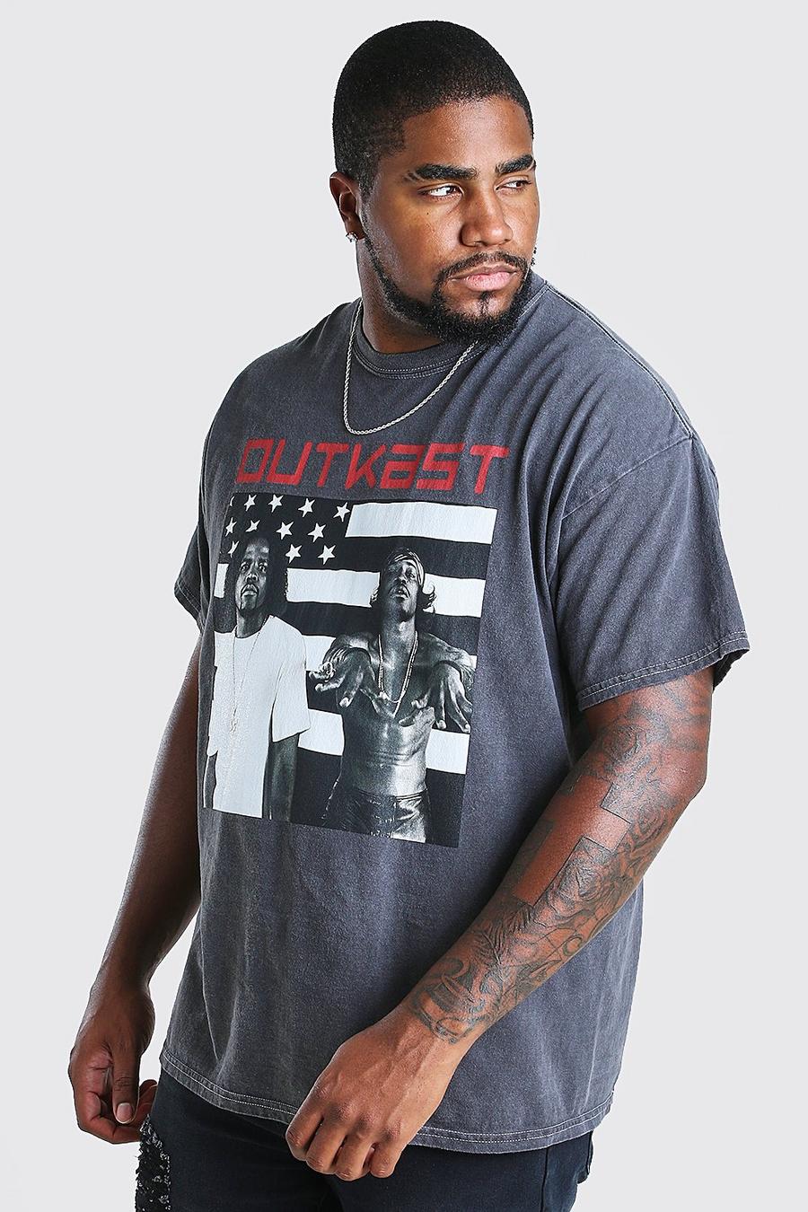 Plus Size Outkast License T-Shirt, Charcoal image number 1