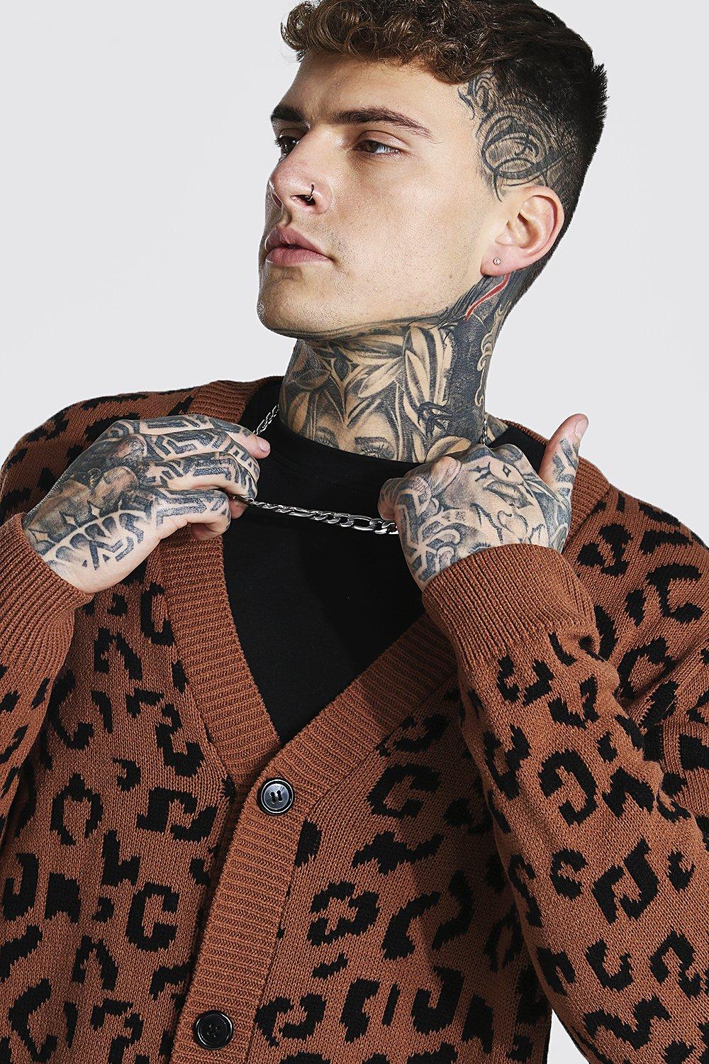 Leopard 2024 cardigan men