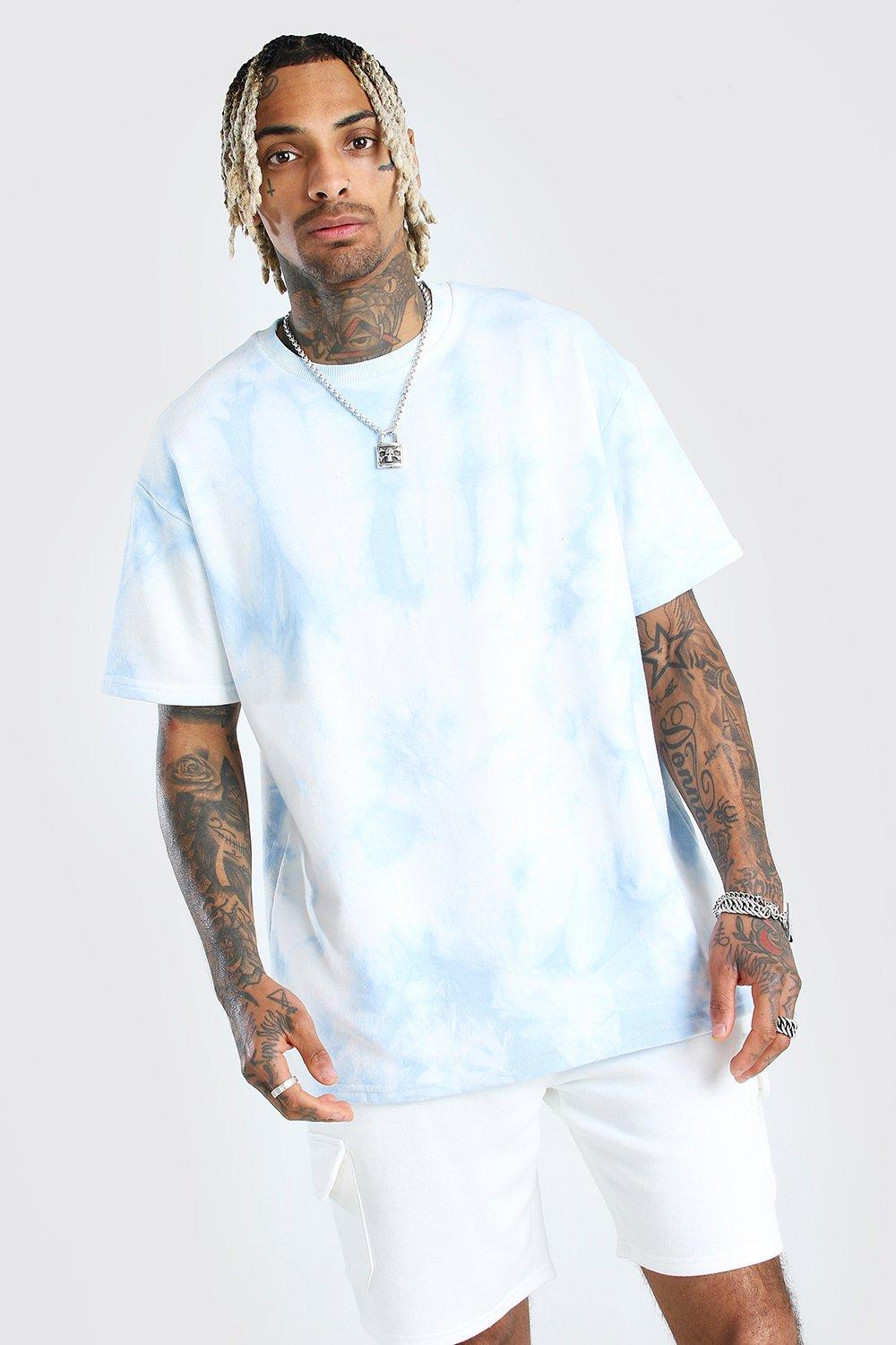 short sleeve tie dye hoodie