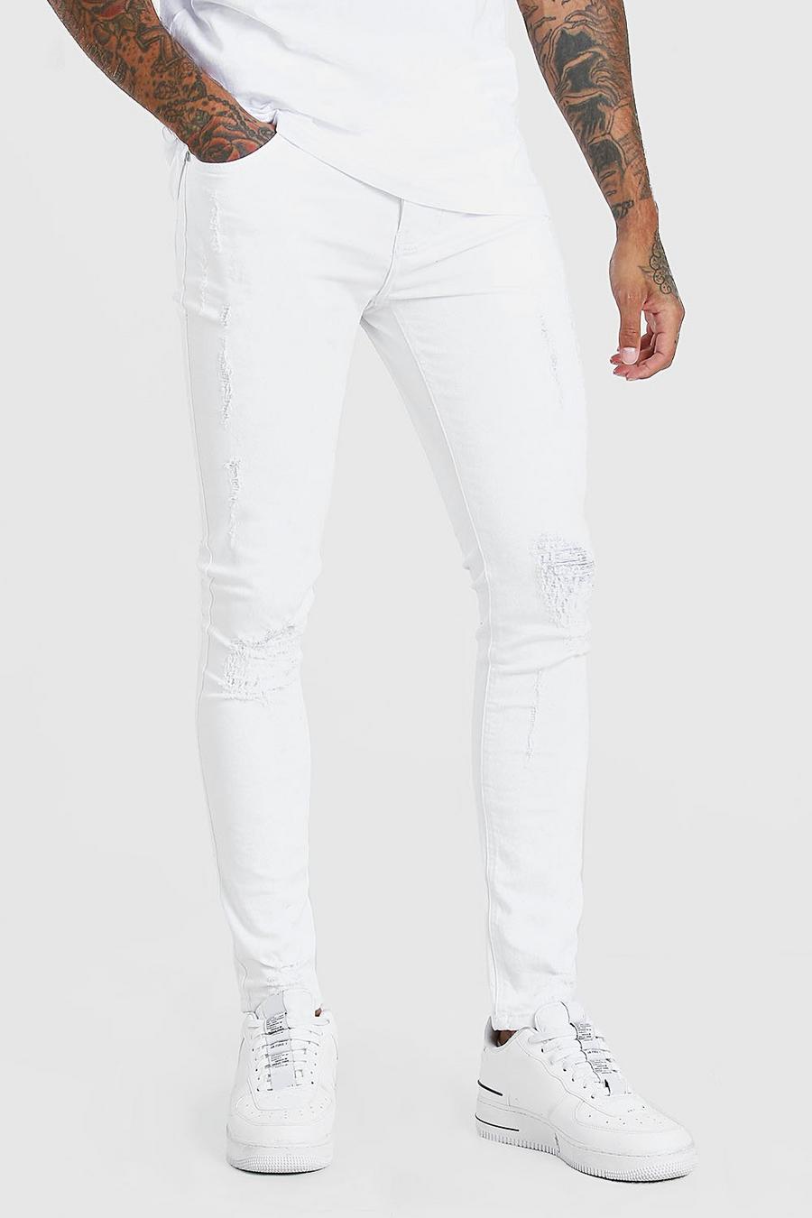 סופר סקיני ג'ינס עם קרעים image number 1