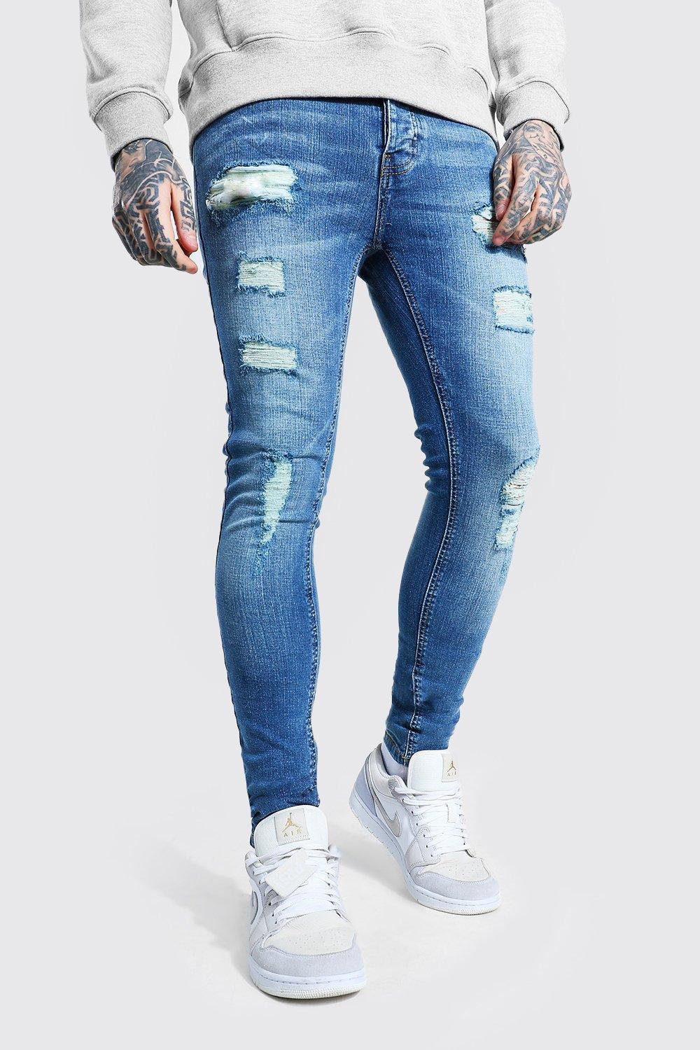 boohoo mens ripped jeans