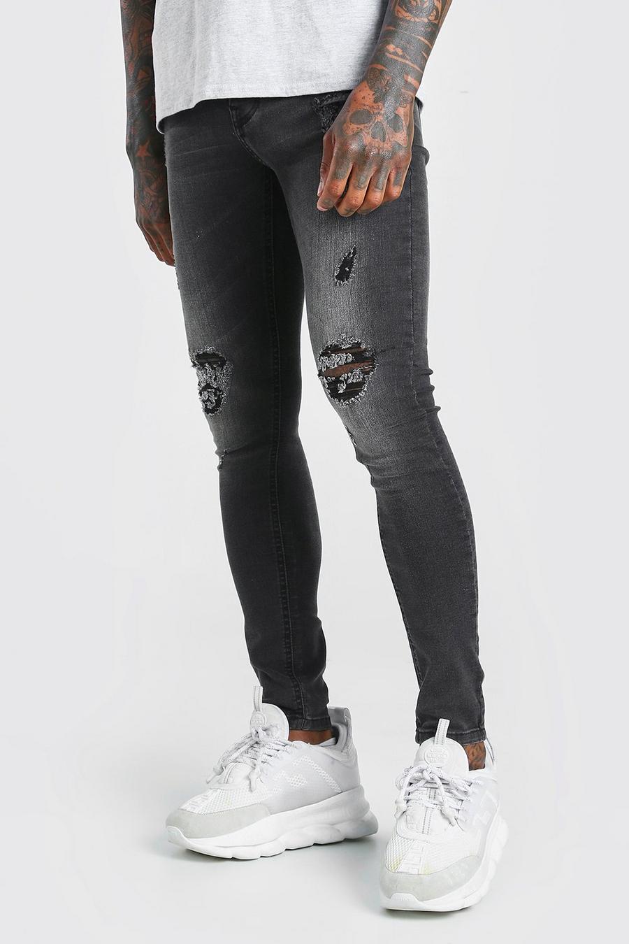 Super Skinny Jeans mit zerrissenen Knien image number 1