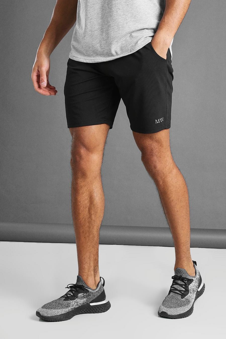 MAN Active Mid Length Shorts With Panel Detail image number 1
