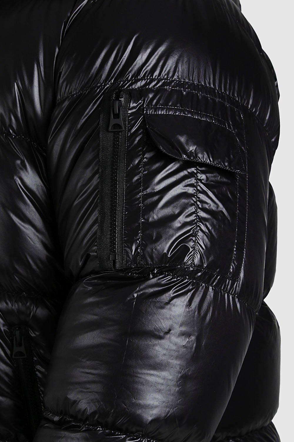 Veste vernis online noir