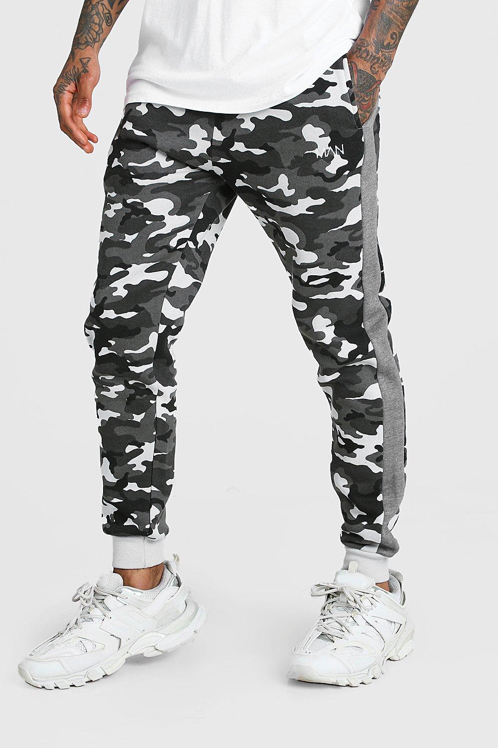 gray camo sweatpants