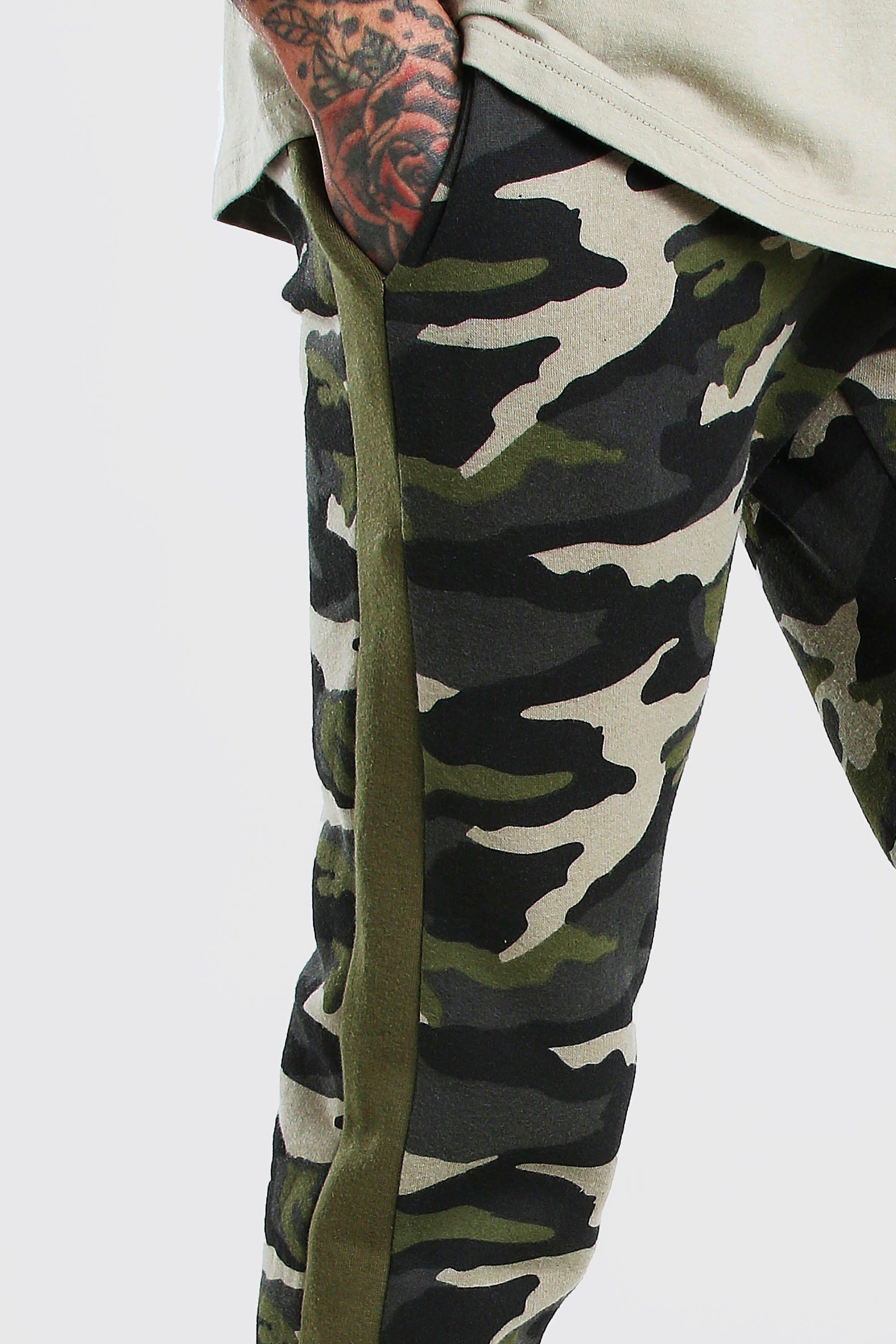 Pantalon de jogging camouflage Original HOMME bande lat rale