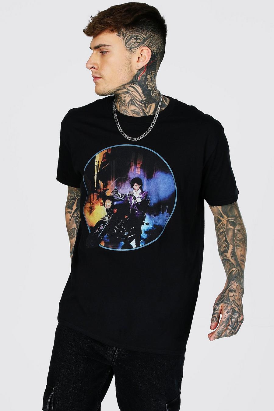 Black Oversized Gelicenseerd Prince T-Shirt image number 1