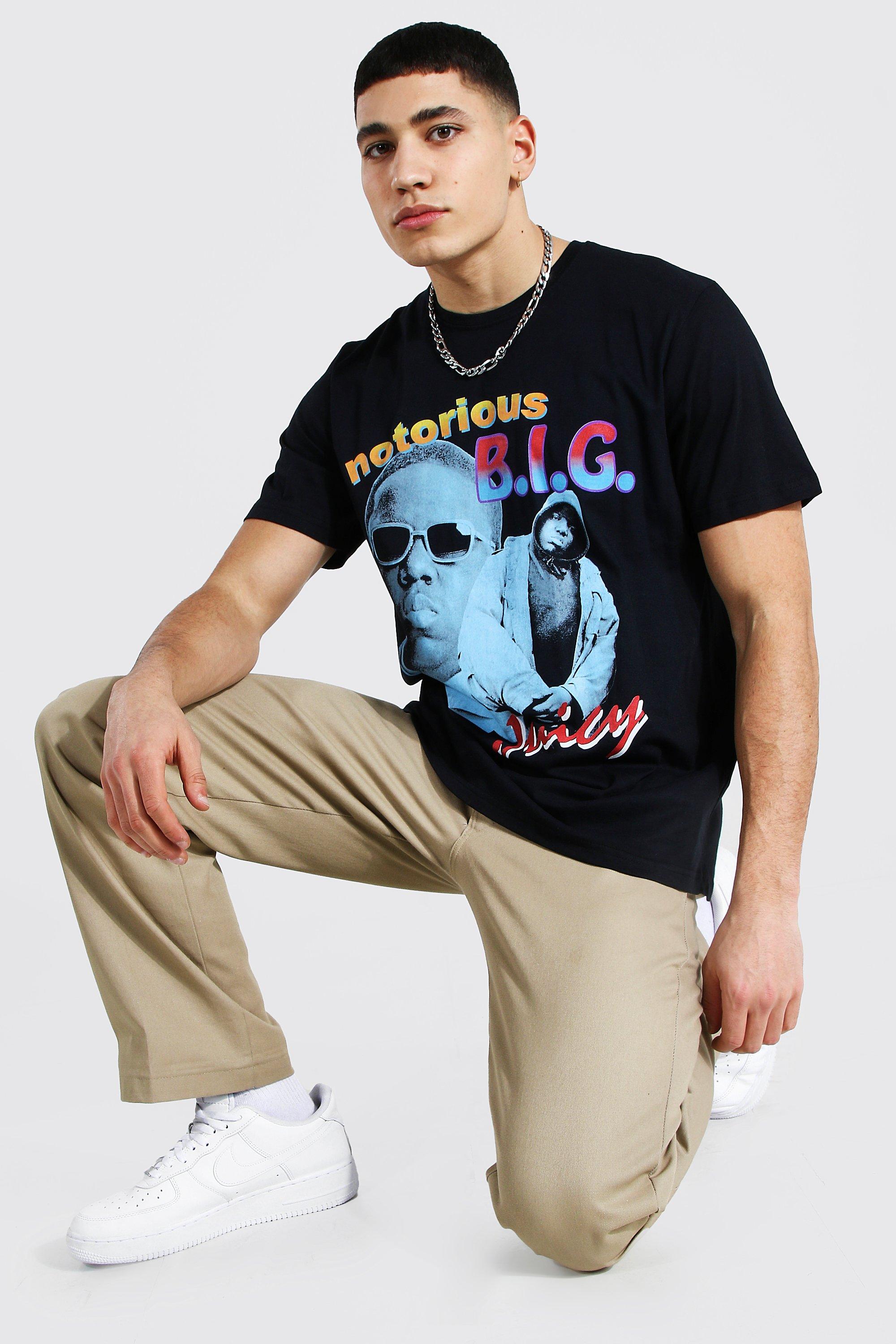 Oversized Biggie 90s Print License T shirt