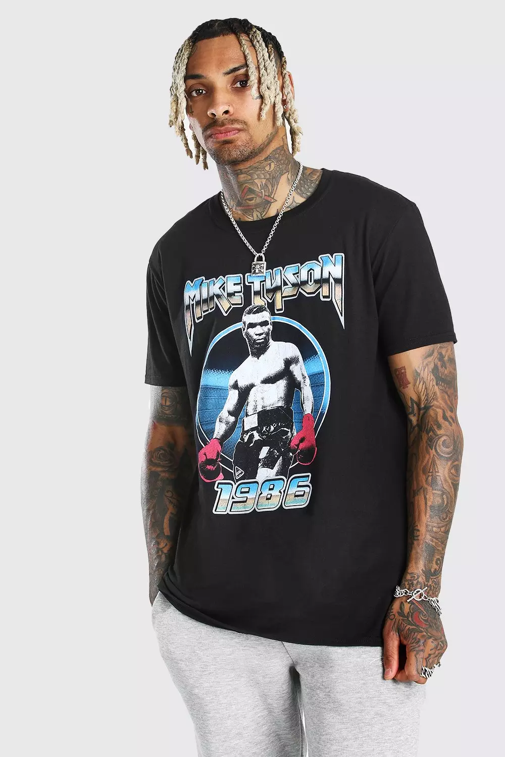 Oversized Mike Tyson License T Shirt