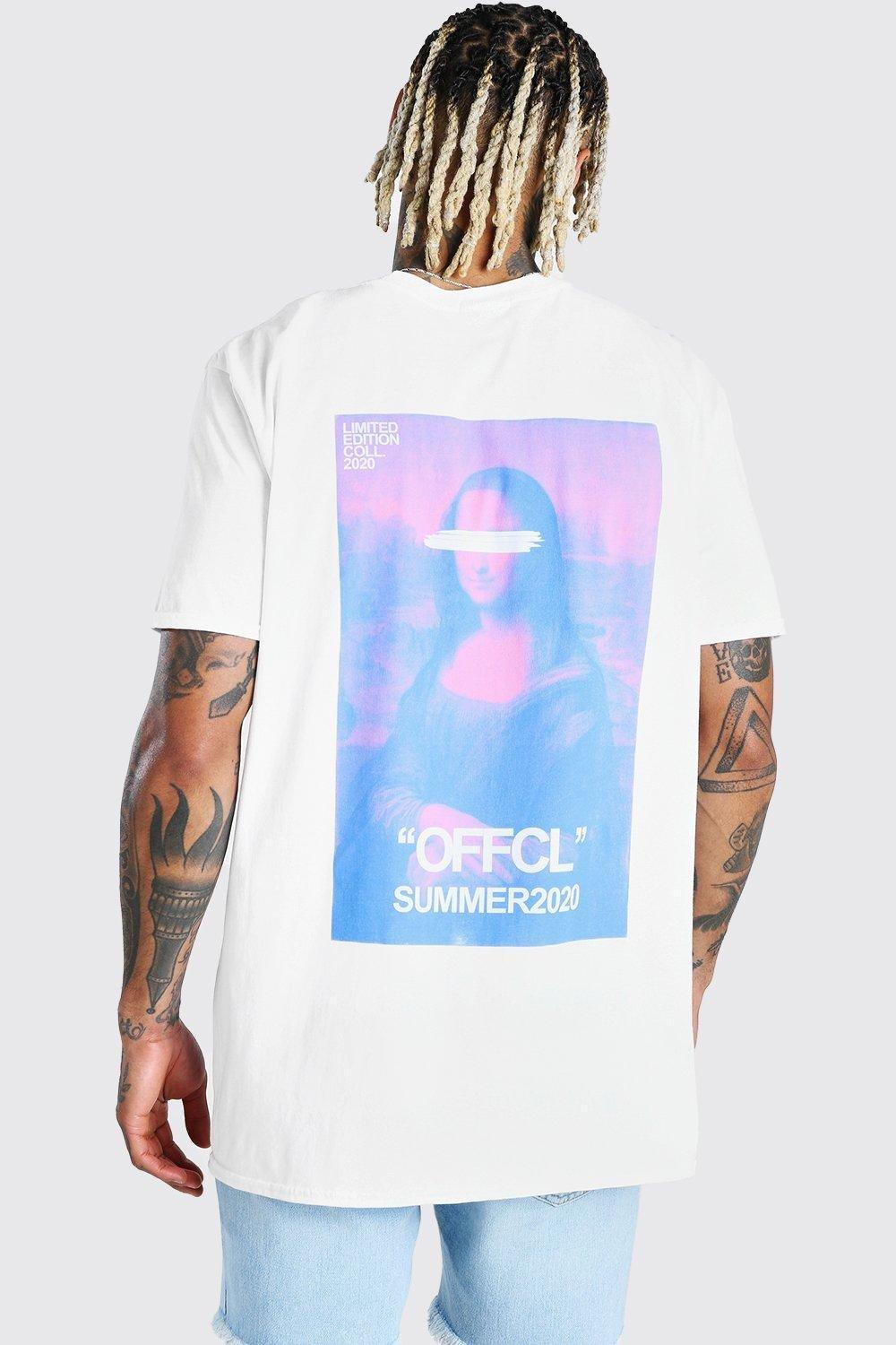 back print t shirt mens