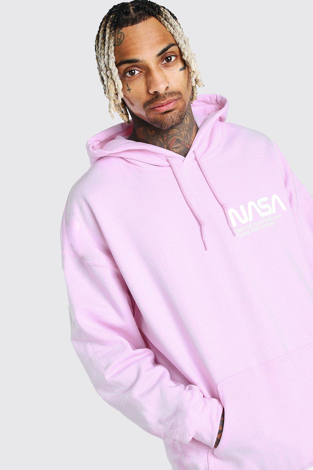 Light pink deals nasa hoodie