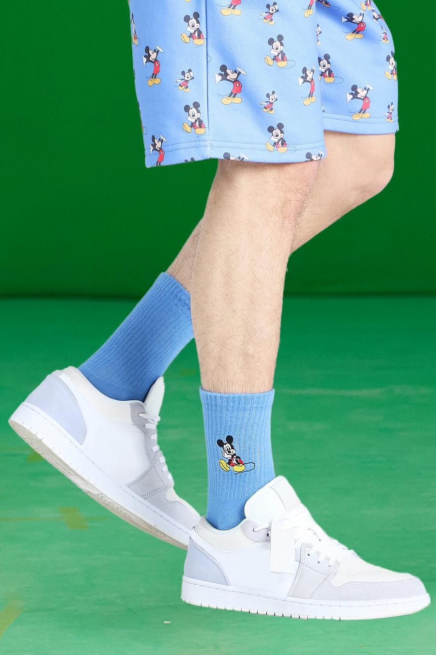 Disney Mickey Socken mit Stickerei – 3er-Pack, Mehrfarbig image number 1
