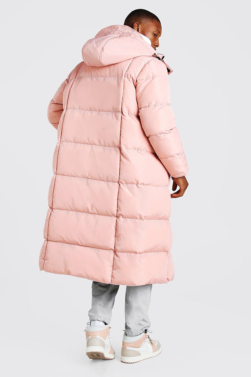 longline duvet puffer with zips