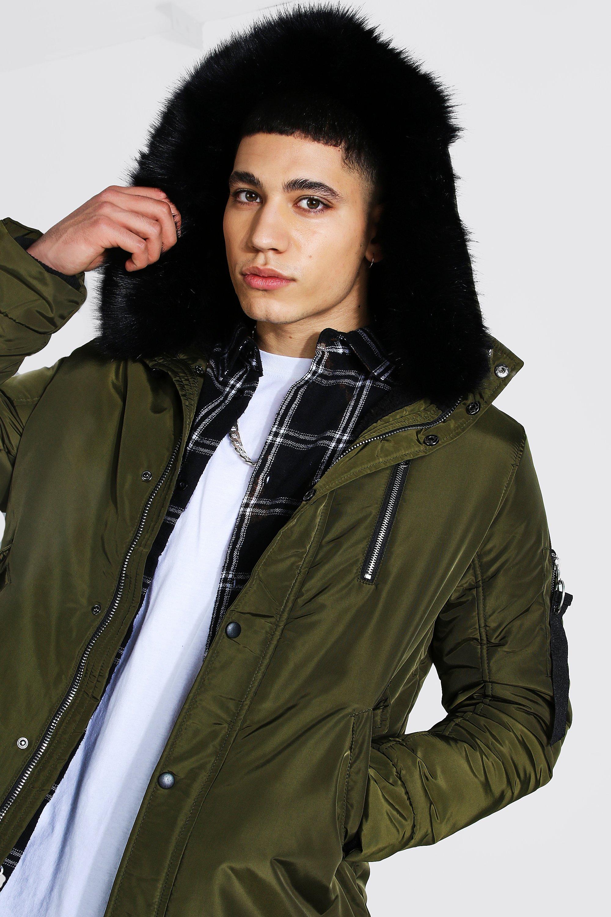 Boohoo man shop parka