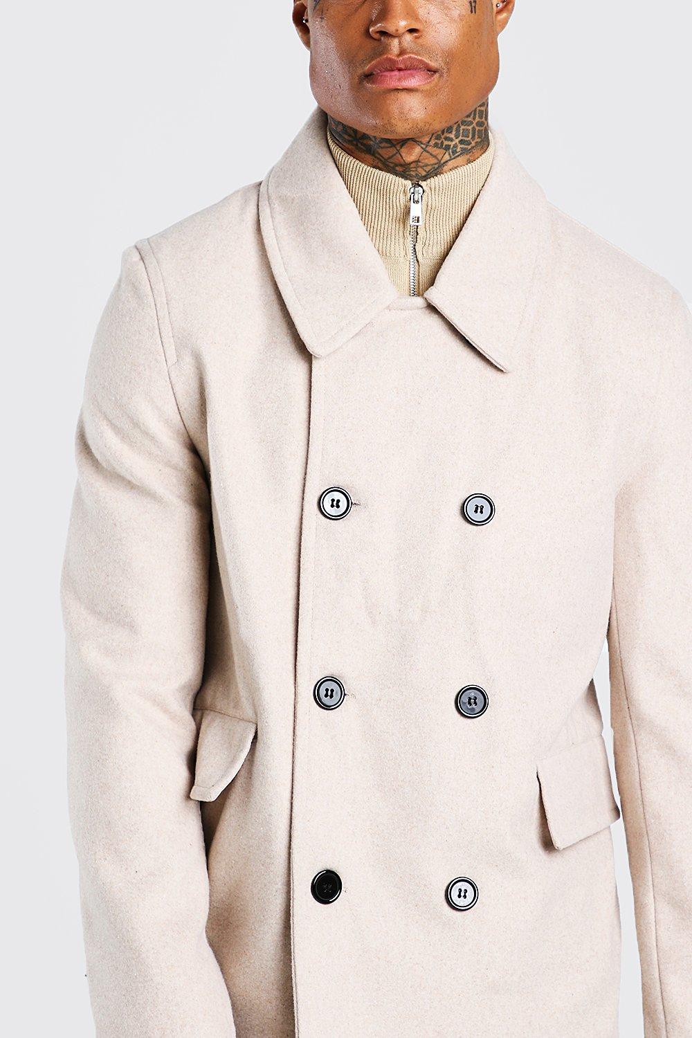 Classic Wool Look Pea Coat