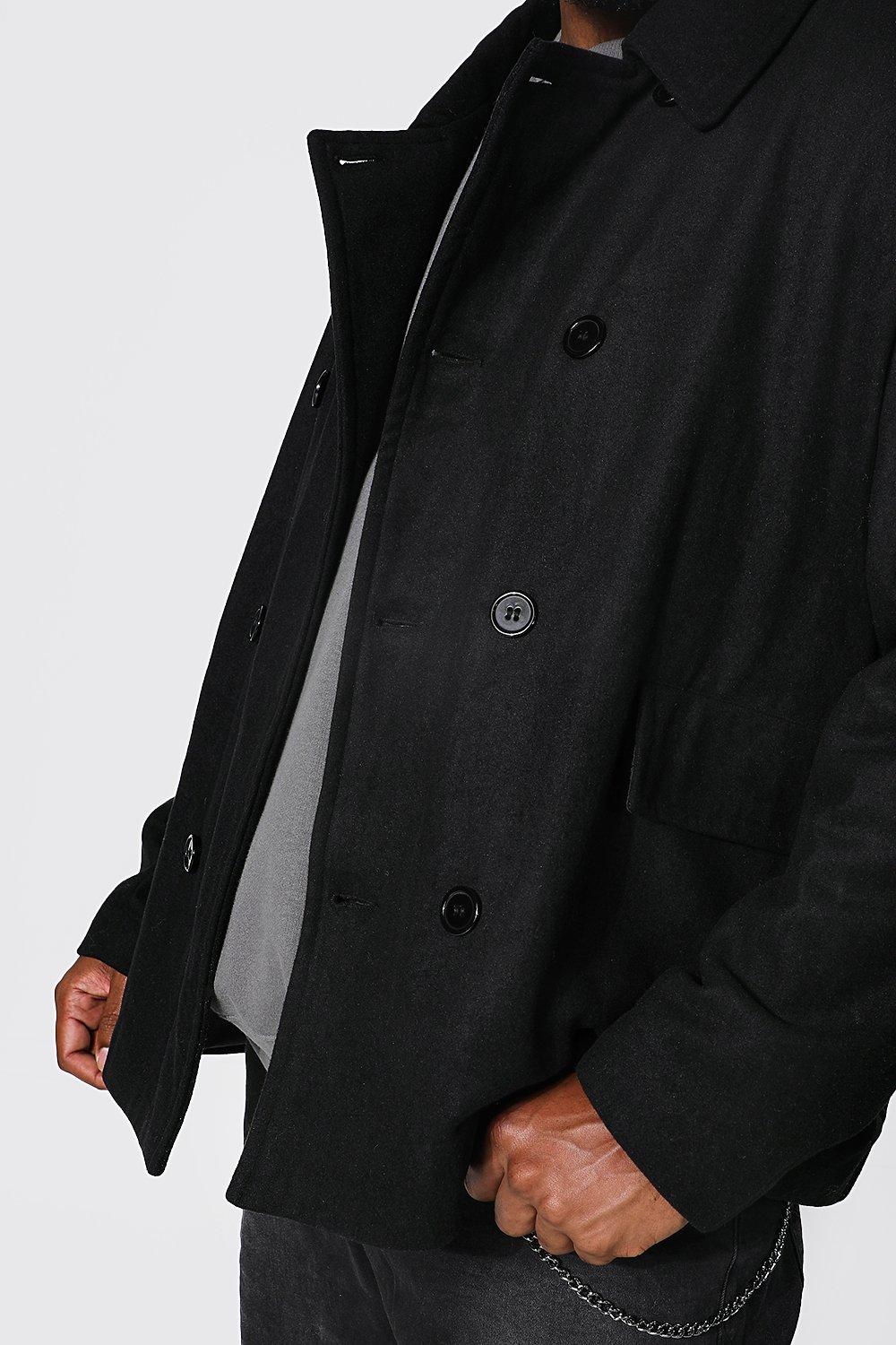 Mens big clearance and tall peacoat