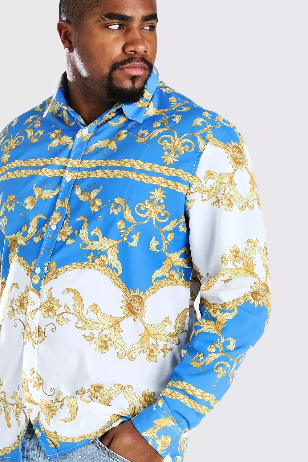 Plus size versace hot sale shirts