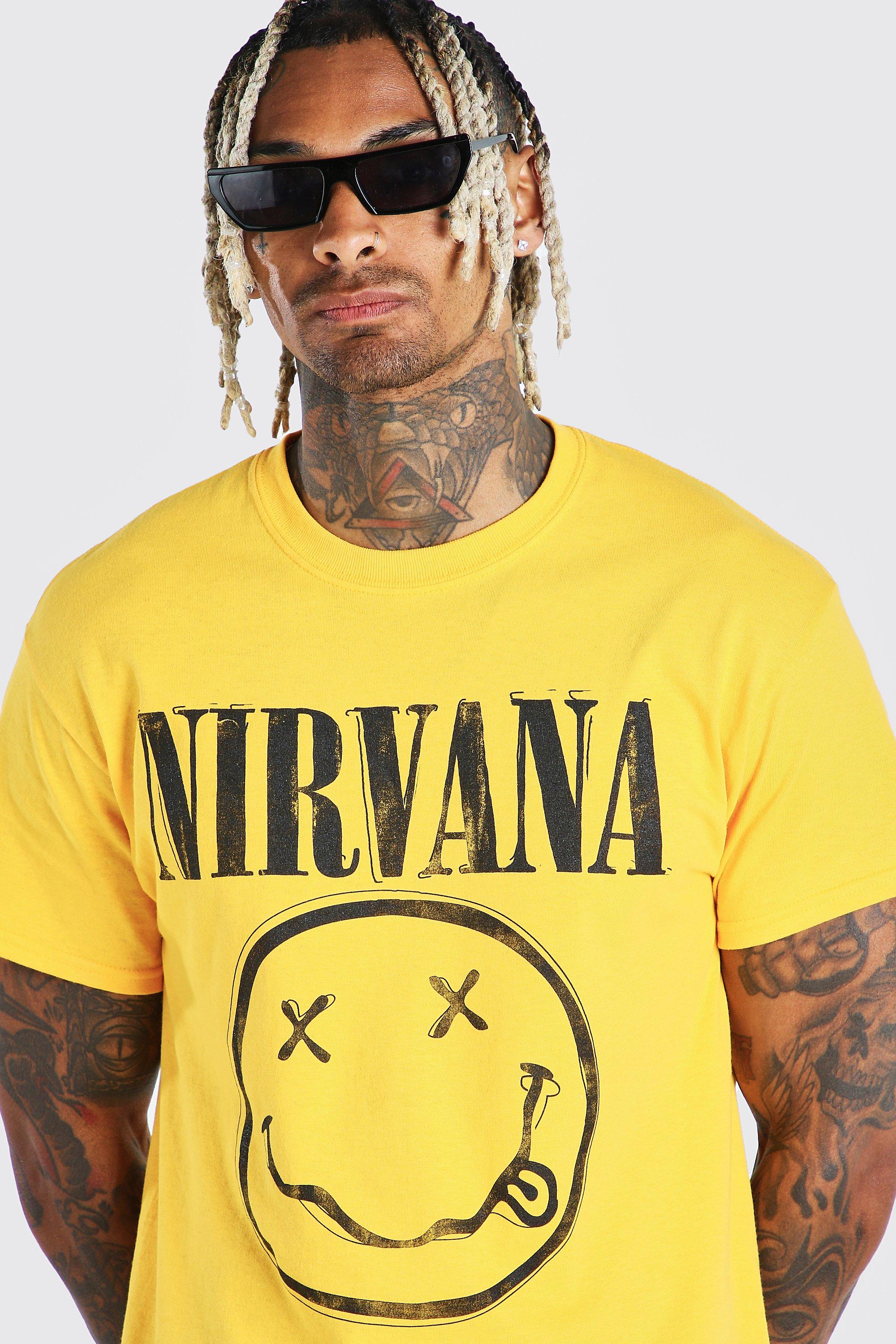 yellow nirvana shirt