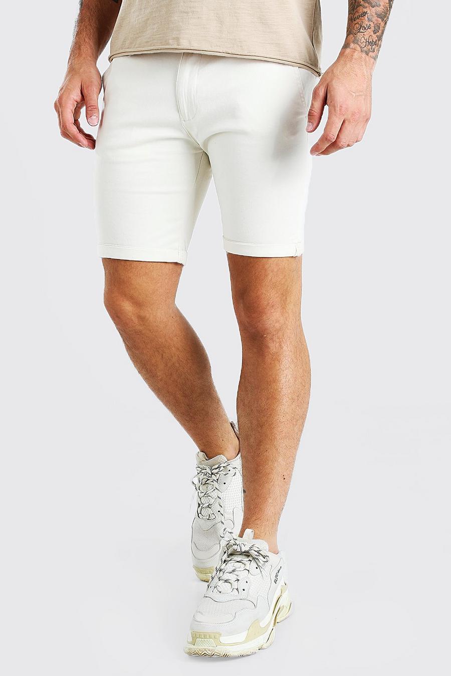 Steenrood Super Skinny Fit Chino Shorts image number 1