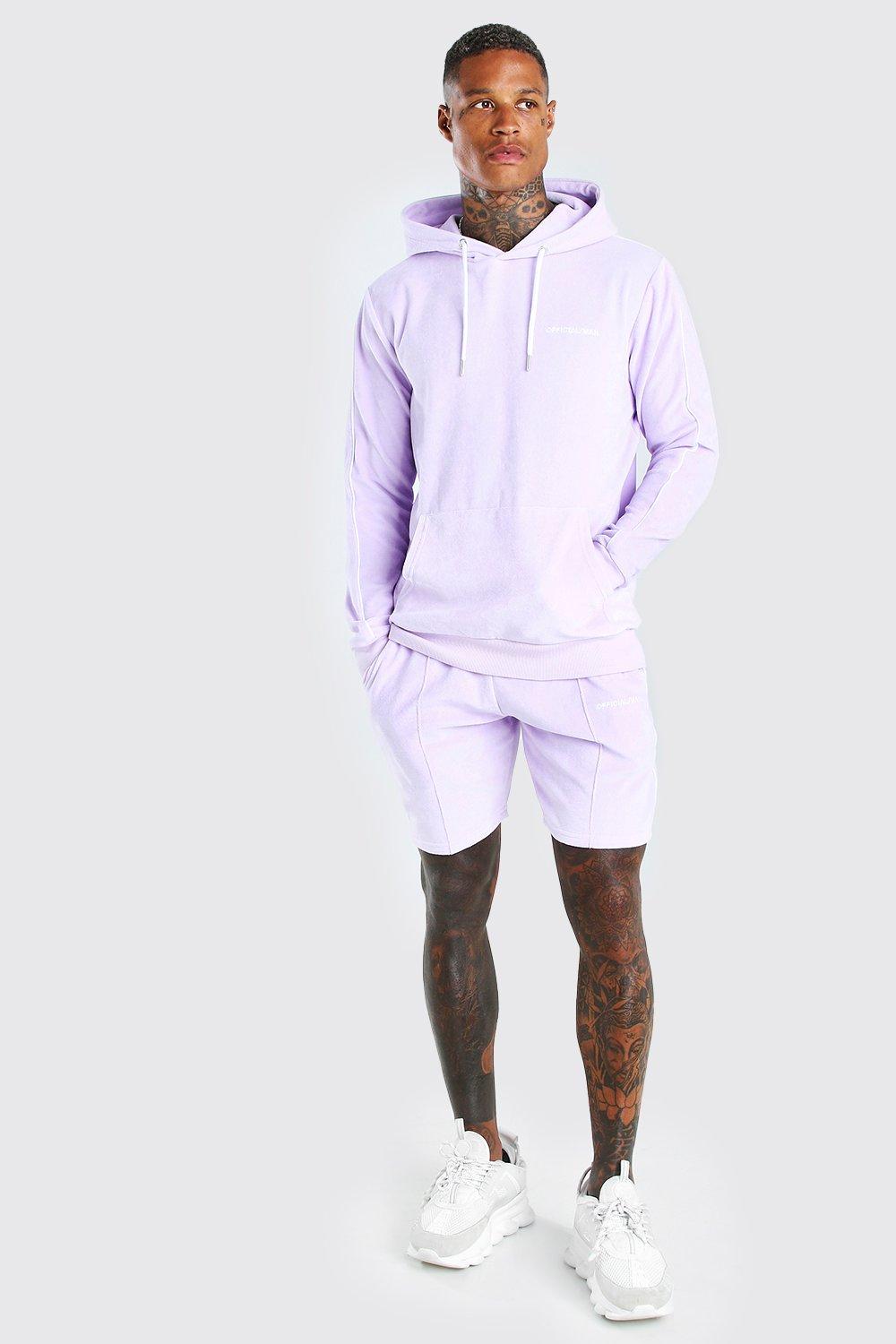 light purple velour tracksuit