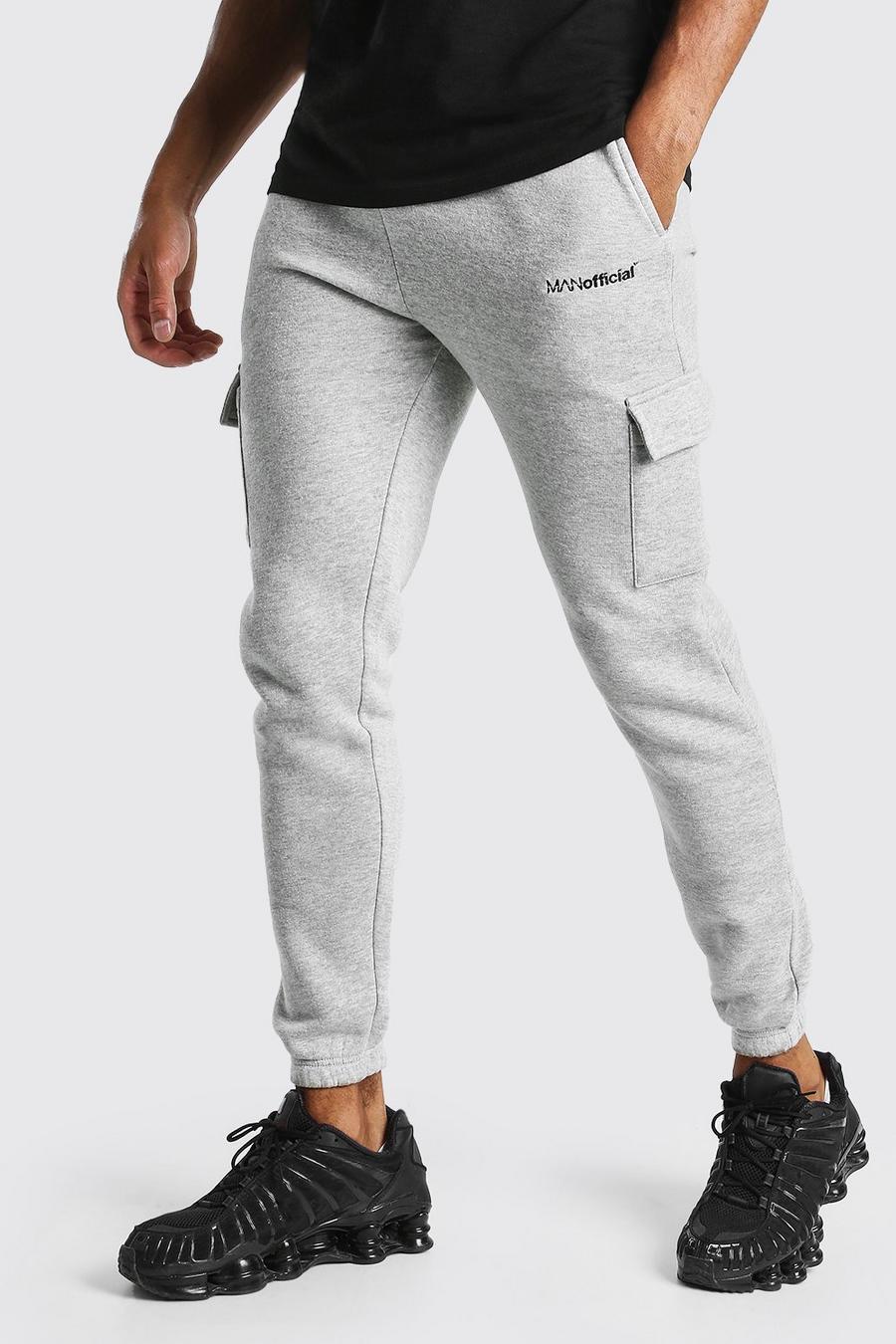 Grey marl Cargojoggers image number 1