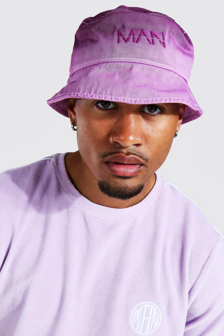Purple MAN Dash Ombre Bucket Hat image number 1