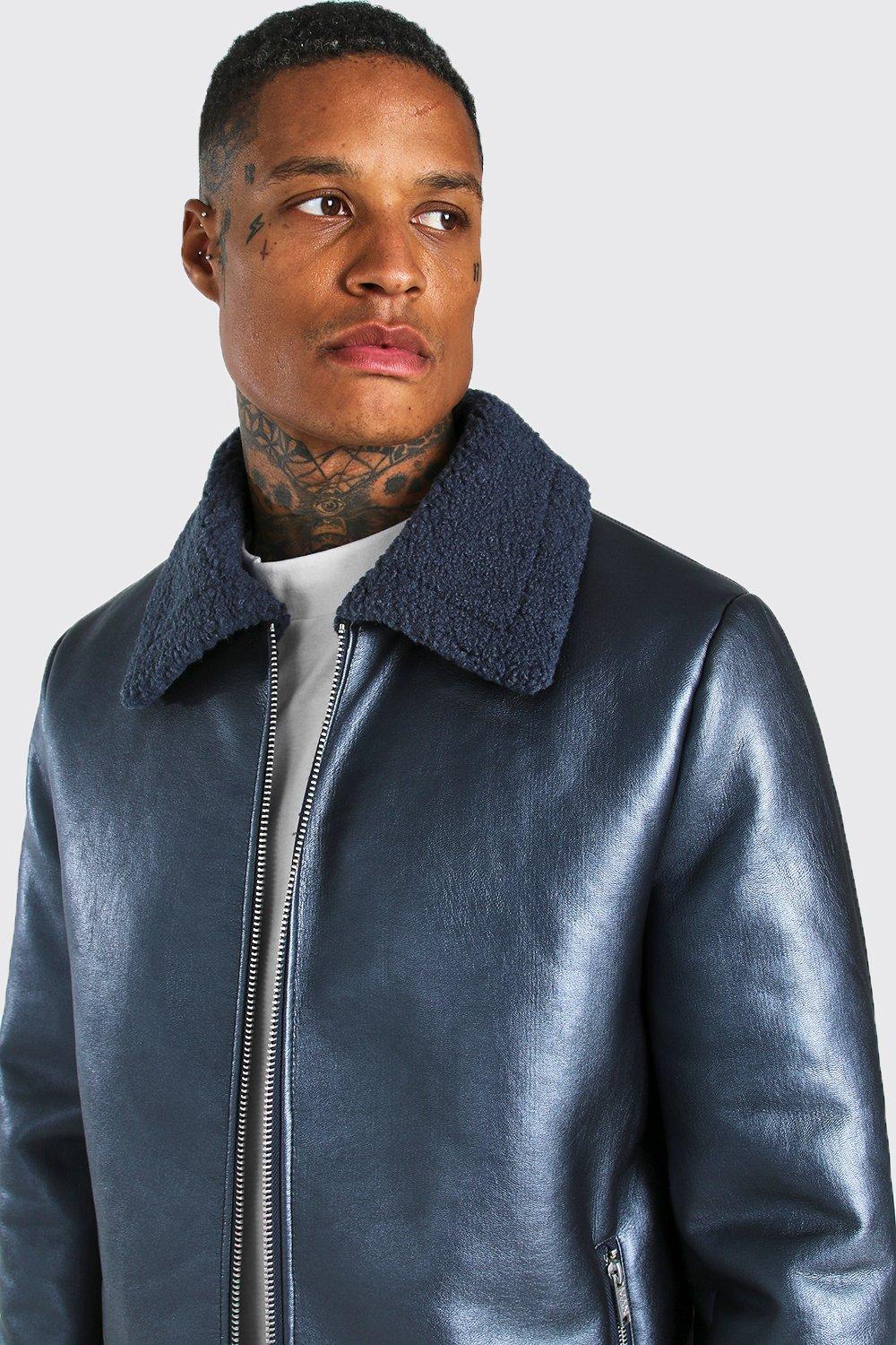 Metallic aviator clearance jacket