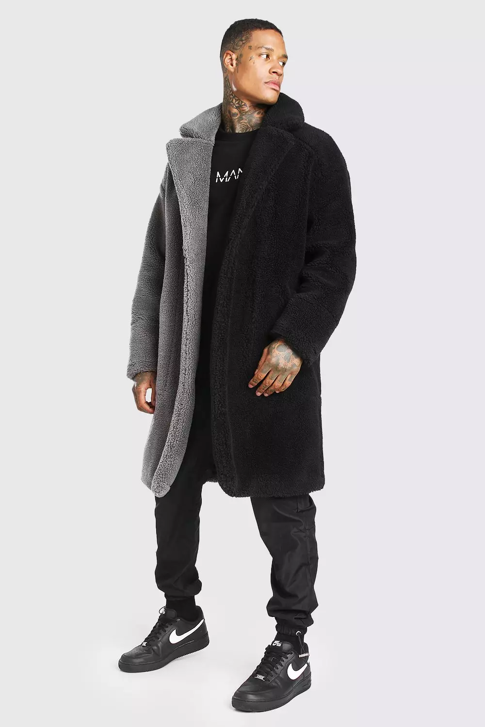 Black borg 2025 longline coat