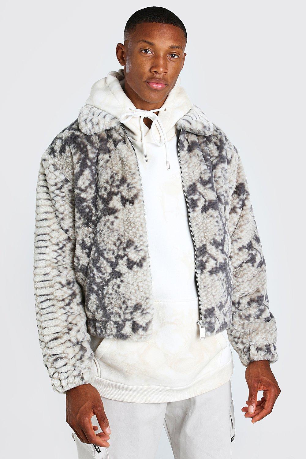 Boohoo snake print outlet jacket