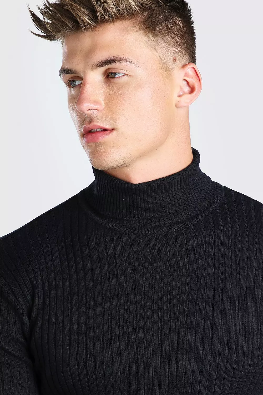 Roll neck sale muscle fit