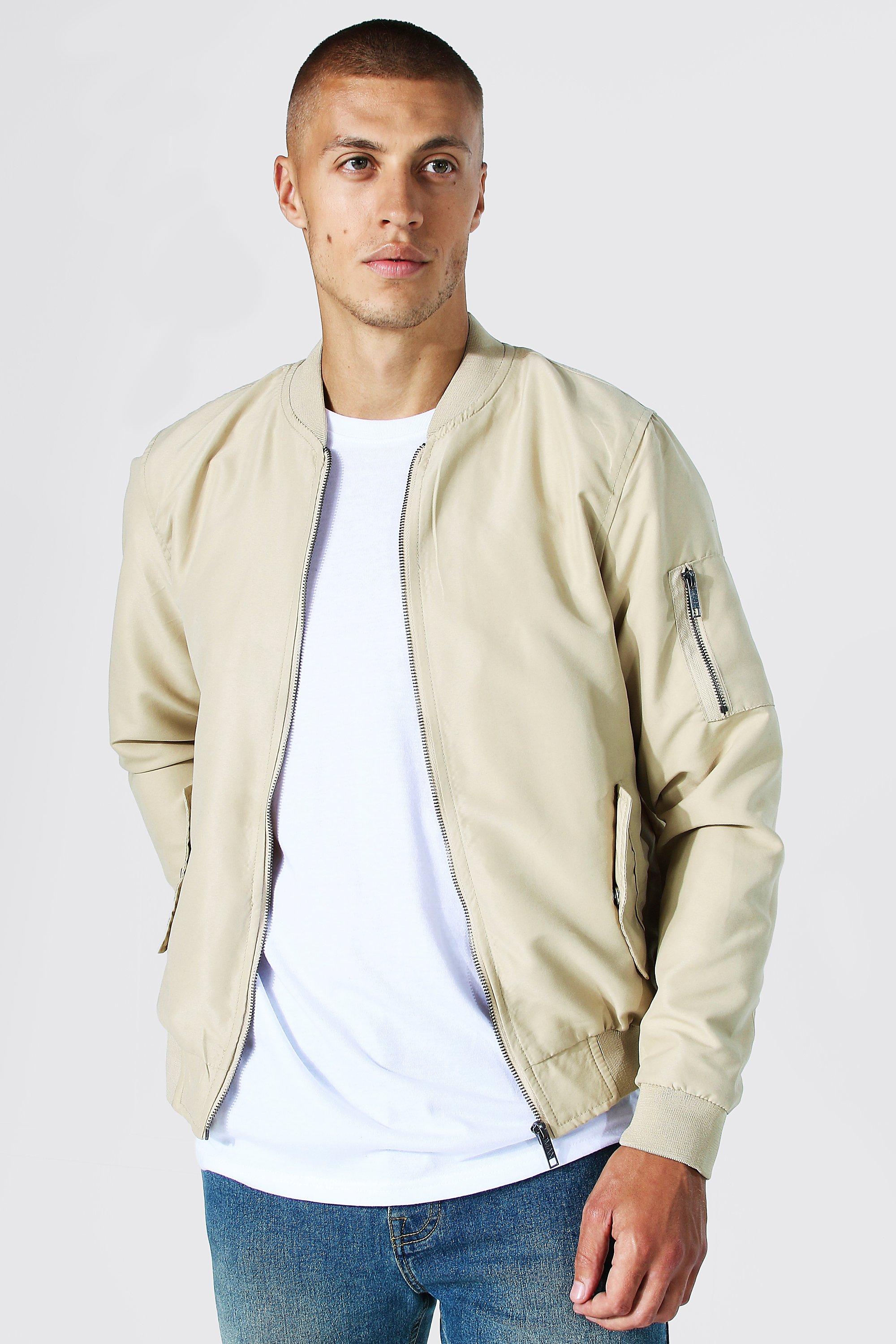 Men's Ma1 Bomber Jacket | Boohoo UK