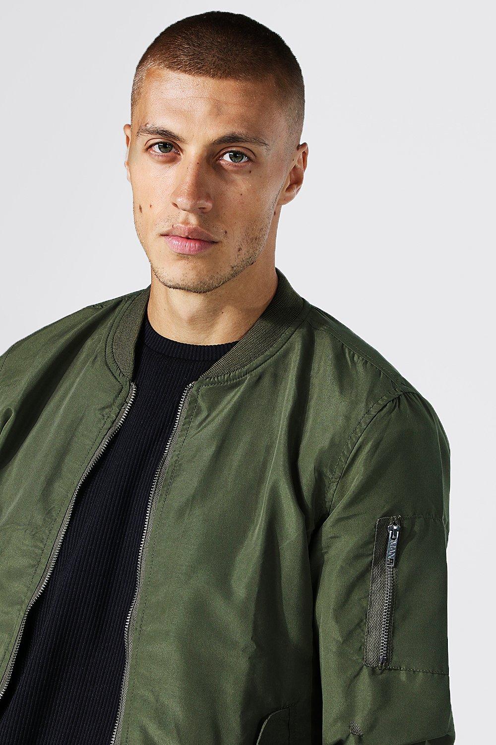 Khaki ma1 clearance bomber jacket